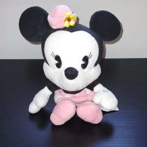 Disney Minnie Mouse Plush Toy - Black, White, Pink